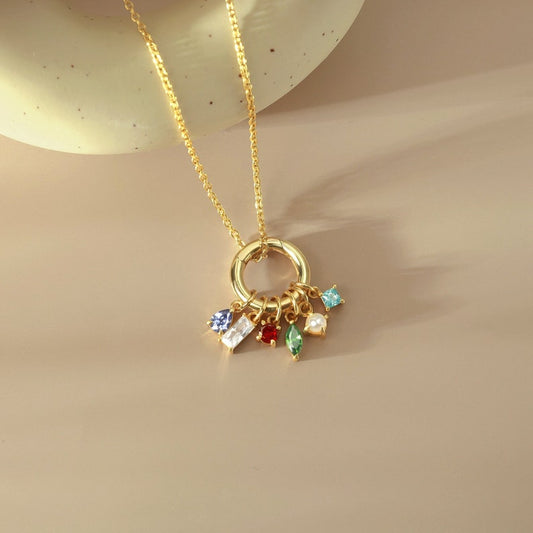 Birthstone ring Necklace